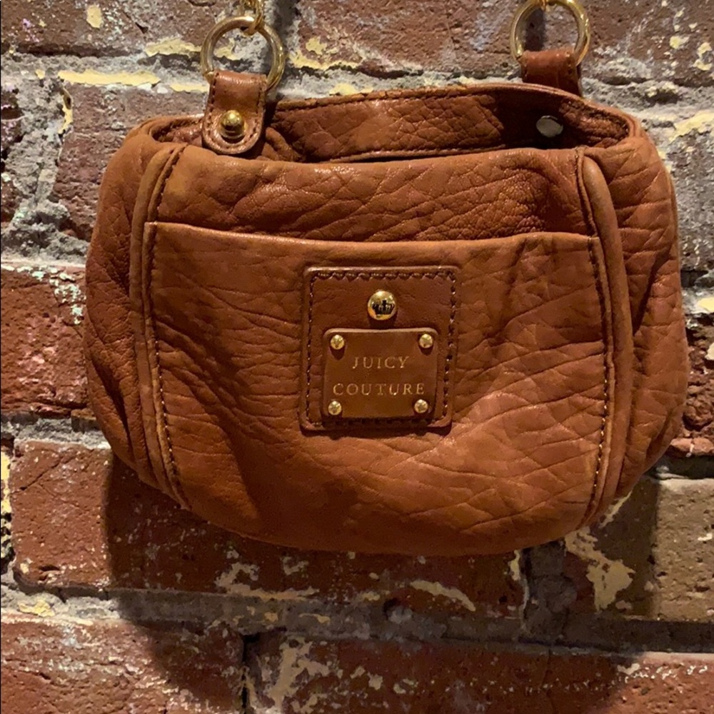 Juicy Couture tan cross body bag